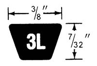 3L Belt Dimensions